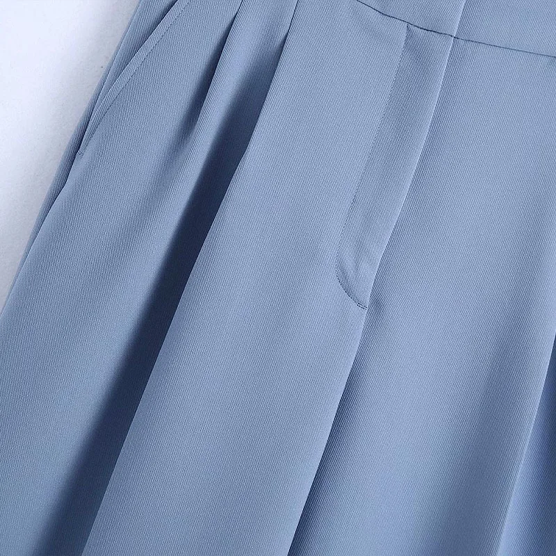 

2021 spring ladies high quality solid color casual pants office formal suit pants women
