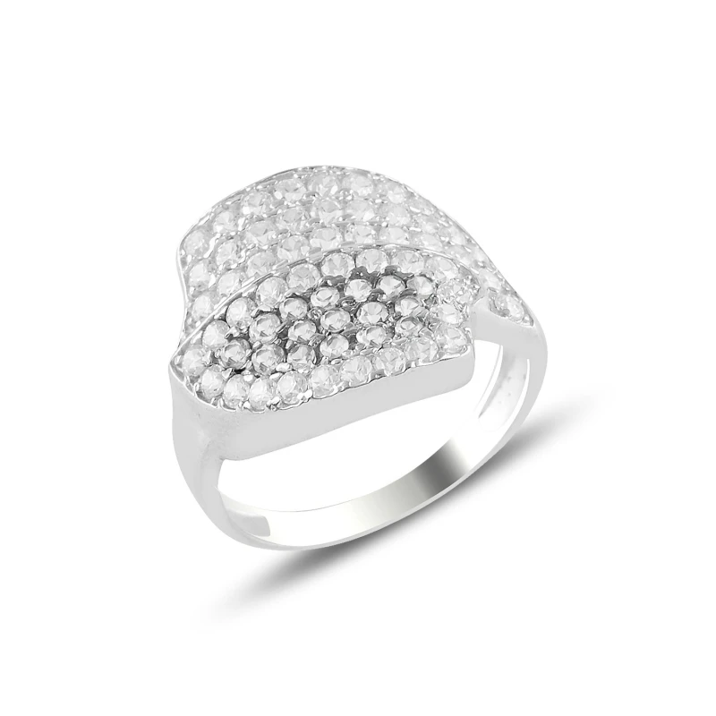 

Silverlina Silver Zircon Stone Ring