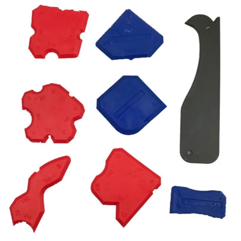 

8pcs/Set Silicone Caulking Finishing Joint Sealant Grouting Remover Scrape Accessories Tools Adhesives And Sealers