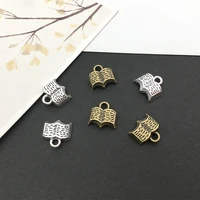 30pcs zinc alloy books charms bracelet pendant for diy findings necklace keychain handmade jewelry making crafts accessories