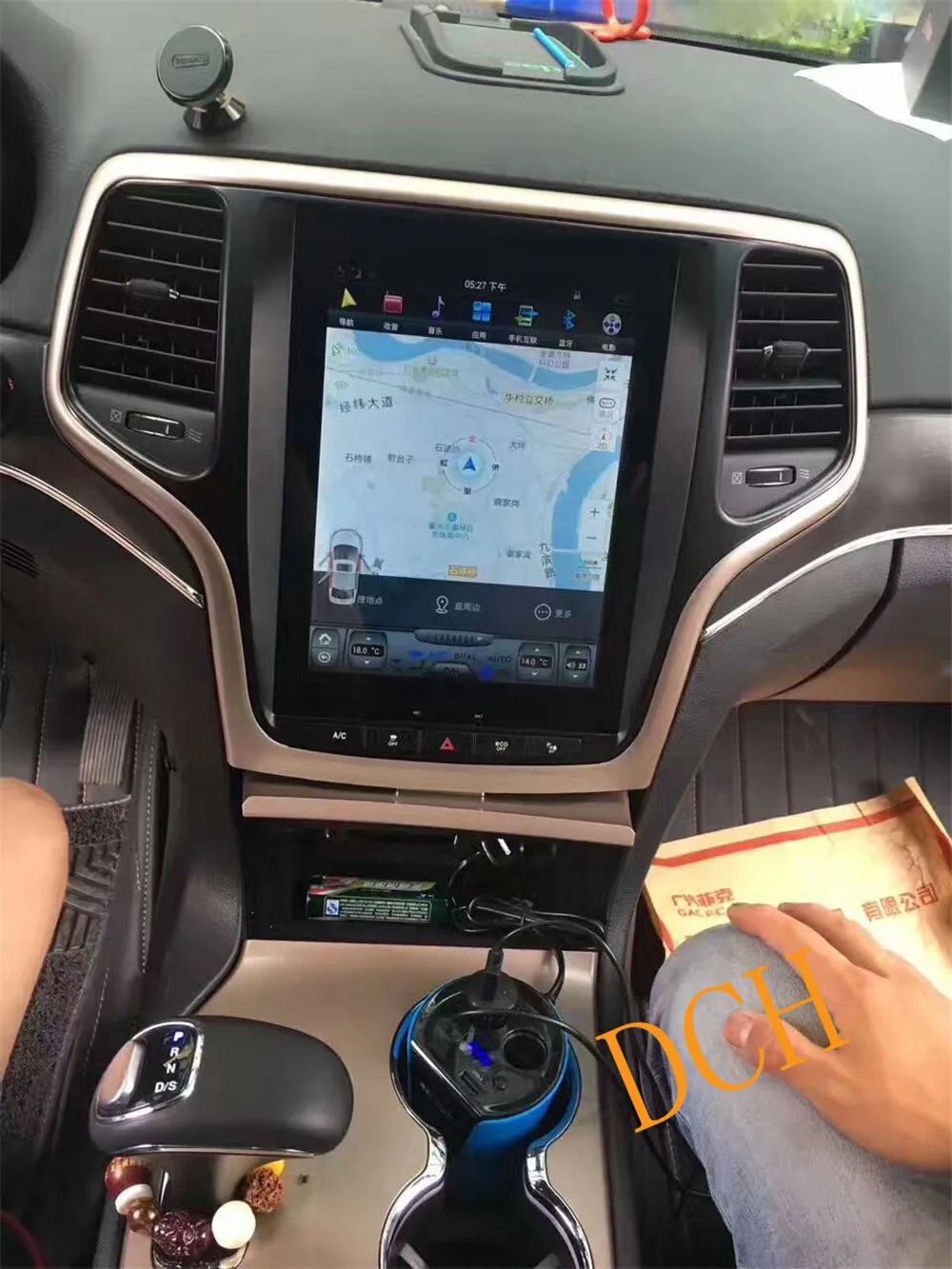 Автомобильный DVD плеер 10 4 дюйма в стиле Tesla Android 9 0 с GPS навигацией для Jeep Grand Cherokee 2012