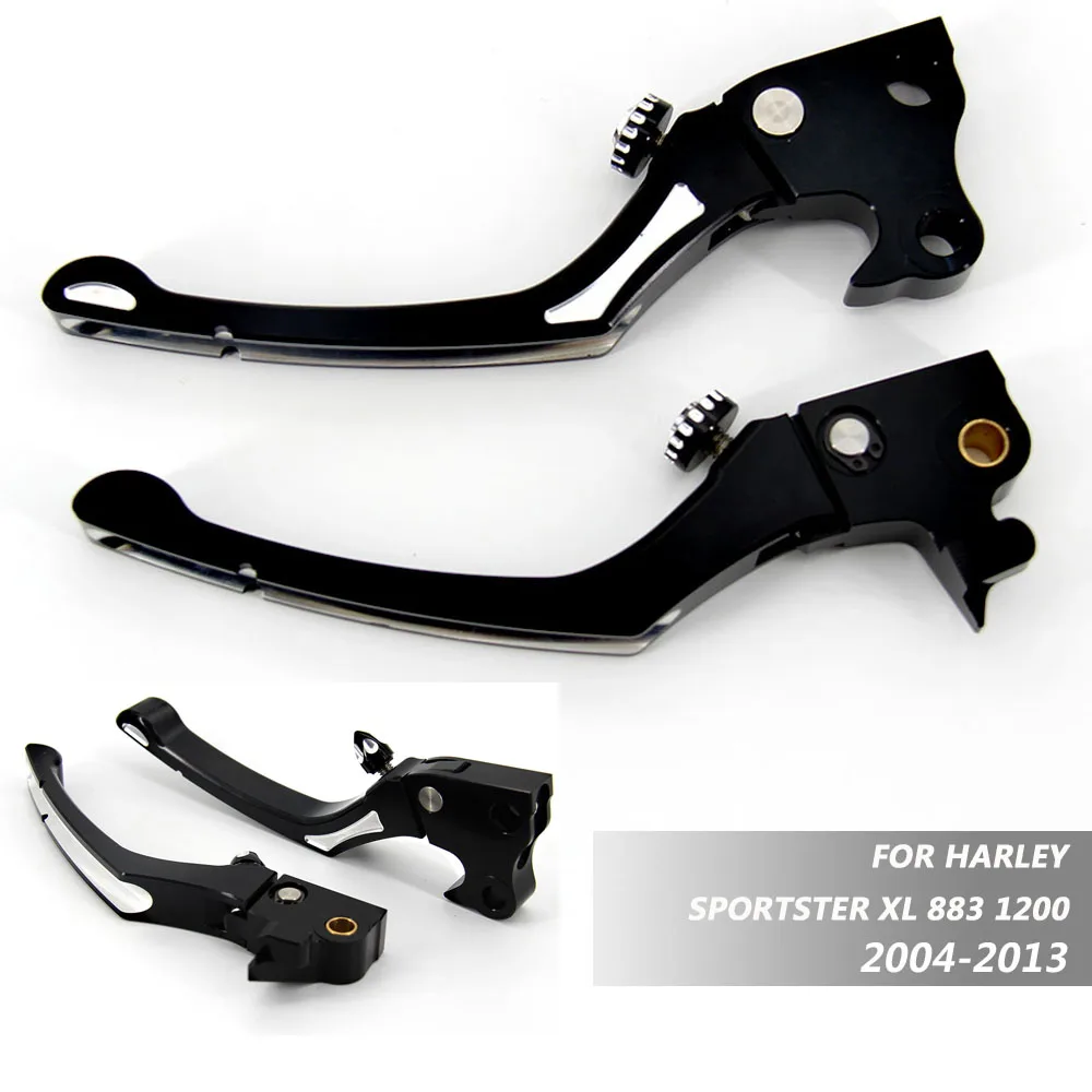 1 пара тормозной рычаг регулятор сцепления для Harley Davidson Sportster 1200 XL 883 48 2004 2014 10 11 12 13