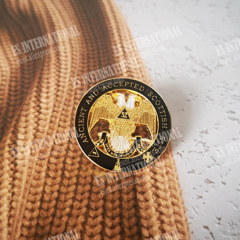 Оптовая продажа Masonic значок булавки на лацканы масон вольный каменщик BLM26 Размер 3