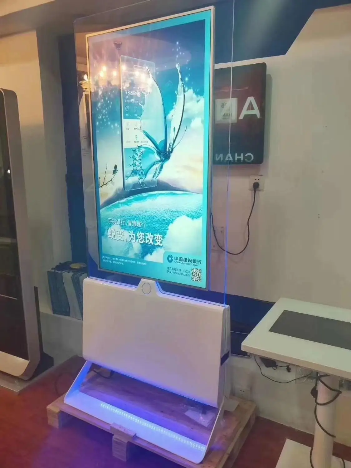 55 дюймовый сенсорный экран двухсторонний oled дисплей|Мониторы| |