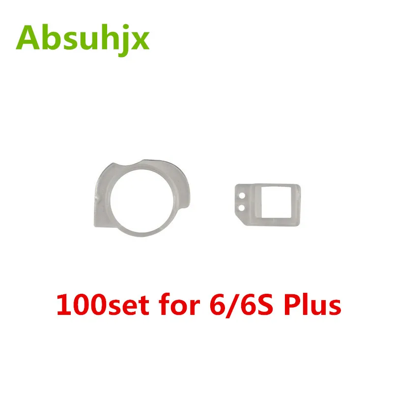 Absuhjx 100 шт. ЖК дисплей передняя пластиковая камера объектив для iPhone 6 6S Plus 7 7P датчик