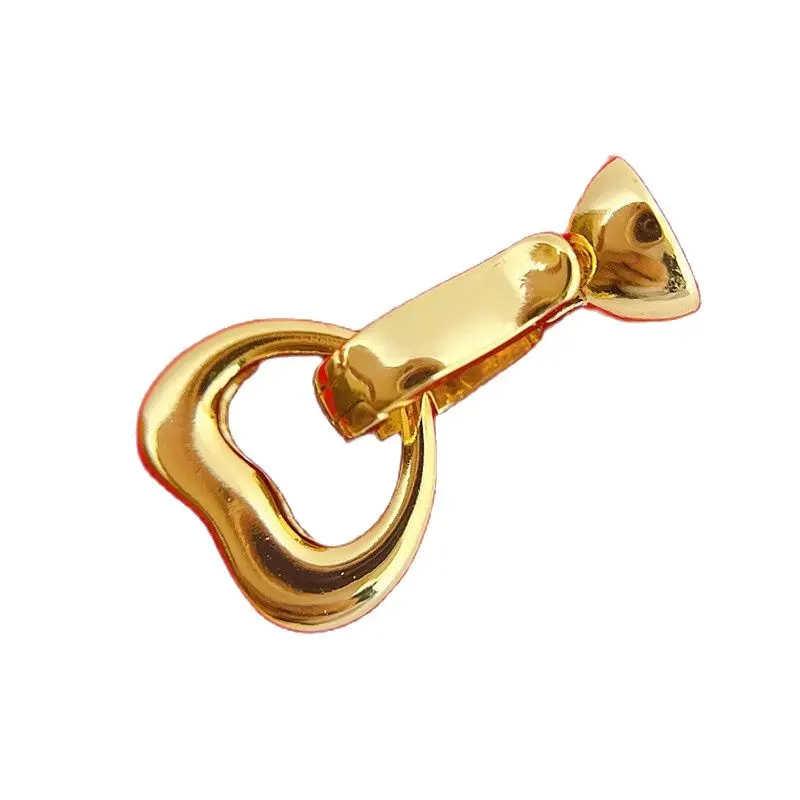 

Bracelets Necklaces Clasp DIY Jewelry Fittings Copper Connector Fastener Thickly Plated 18K Gold Prevent Fading And Allergy