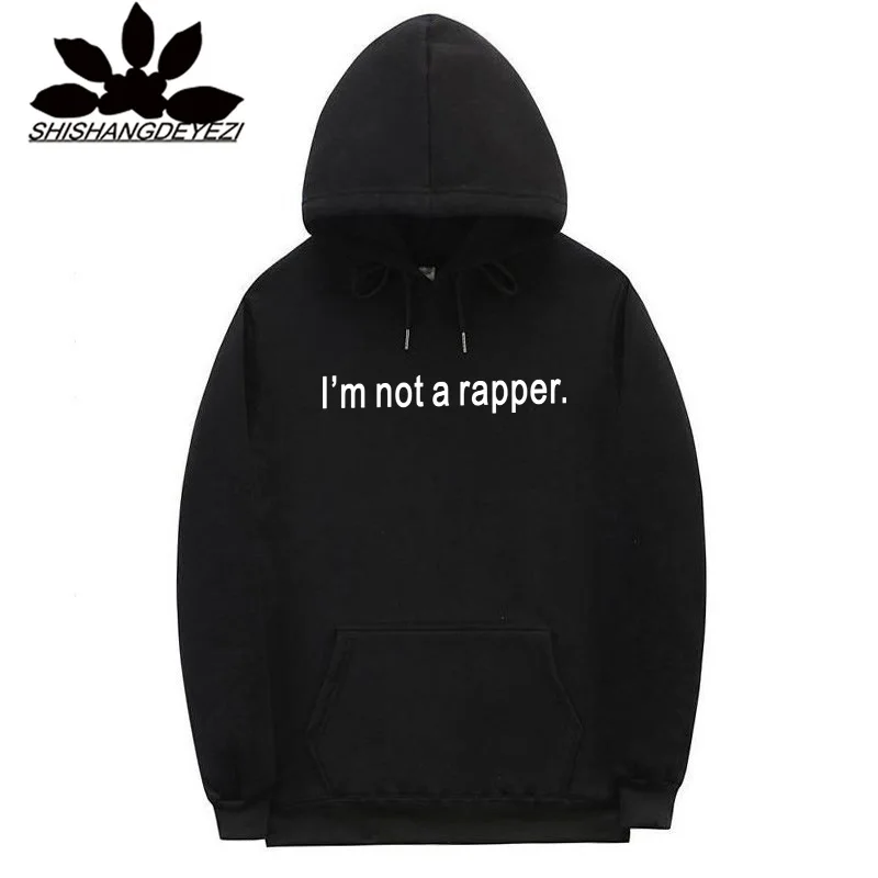 2018 l m not a rapper толстовки в стиле хип-хоп уличная одежда белые черные розовые хаки