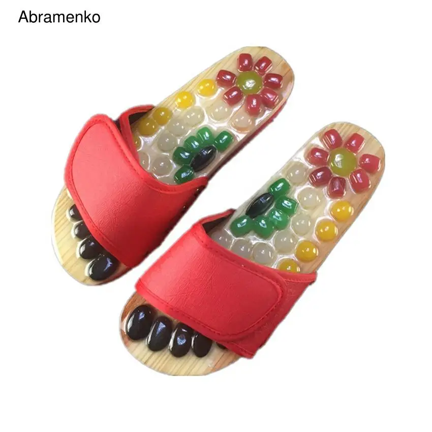 

Массажные туфли мужские, домашняя китайская медицина, педикюр, акупунктура, плоская подошва, Тапочки