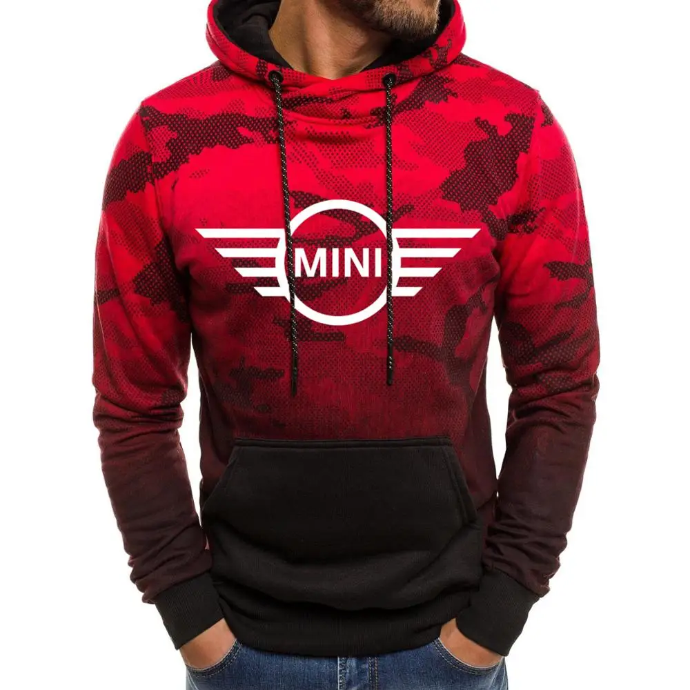 

Unisex 2020 new Spring Autumn Hoodies Men MINI Car Logo printing Casual high quality Cotton Men's Hoodie Sweatshirt