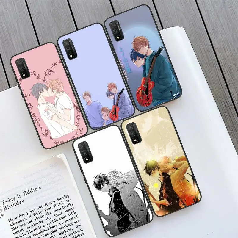 

Given Yaoi Anime Phone Case For Huawei P9 P10 P20 P30 P40 pro lite plus Smart Cover Fundas Coque