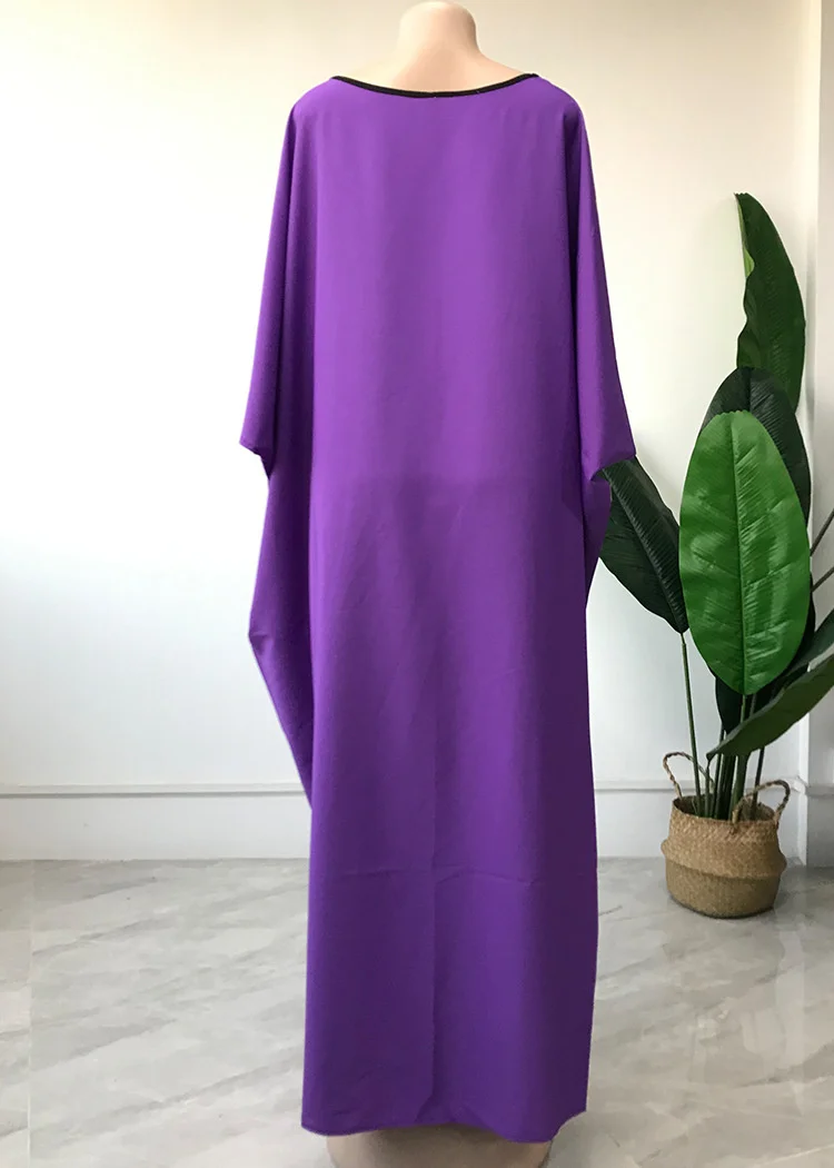 

Muslim Abaya Print Maxi Dress Bat Sleeve Loose Hijab Cardigan Kimono Long Robe Gowns Jubah Middle East Ramadan Eid Arab Islamic