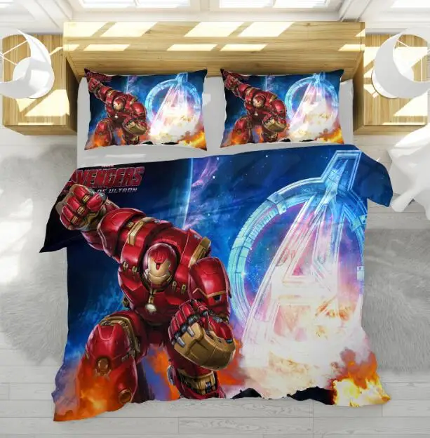 Кошмар перед Рождеством печатных постельных принадлежностей мультфильм шаблон постельное белье пододеяльник наволочки Твин Полный queen King Размер