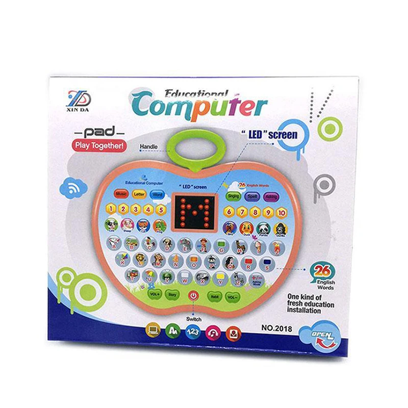 Ранние Мультяшные музыкальные игрушки интеллектуальное обучение