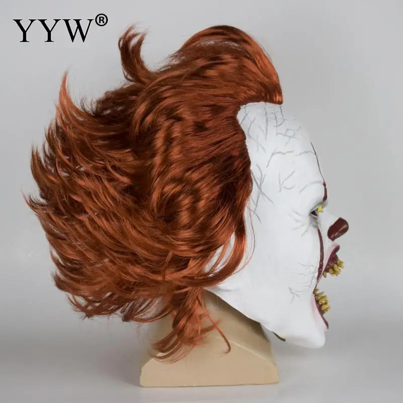 Маска Pennywise для вечевечерние НКИ на Хэллоуин маска из фильма Хэллоуина Косплей