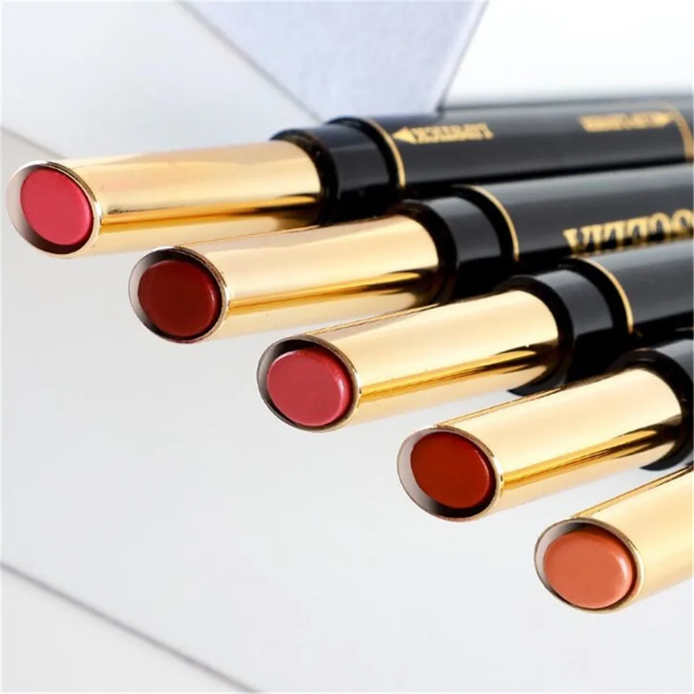 Матовая губная помада-карандаш 2 в 1 водостойкая стойкая помада для макияжа губ