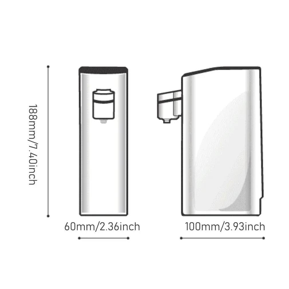 

1 Set 110V Instant Heating Water Dispenser Electric Water Bottle Pump Portable Fast Heat Drinking Bottle 2100W Random Color
