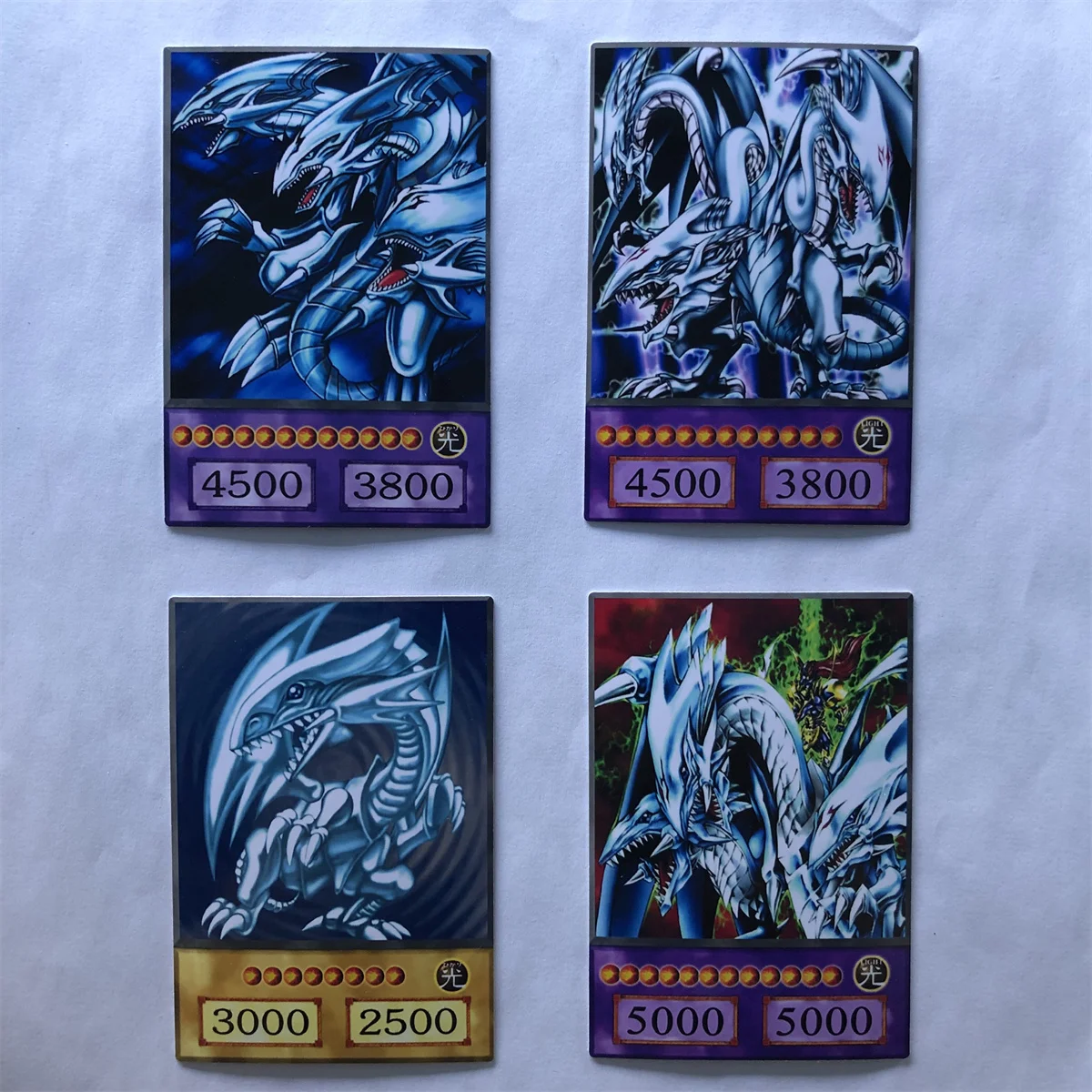 

Yu-Gi-Oh! anime style card Titan Warrior Sky Dragon Wing Dragon Blue Eyes Ultimate Dragon Magician Yugioh Game Collection Cards