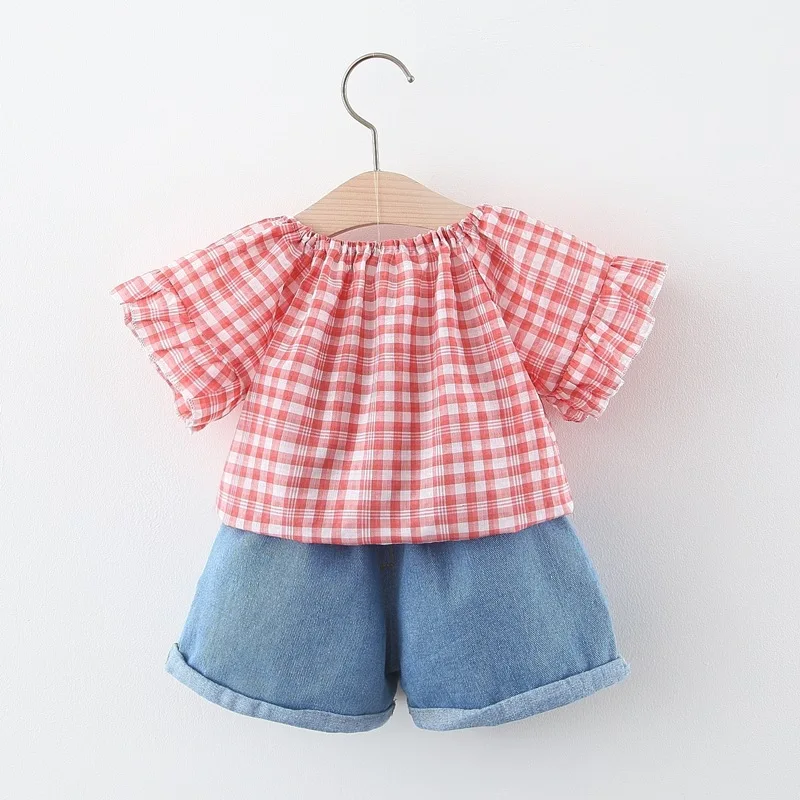 Комплекты одежды для маленьких девочек Комплект детской Пуловер с оборками Топы