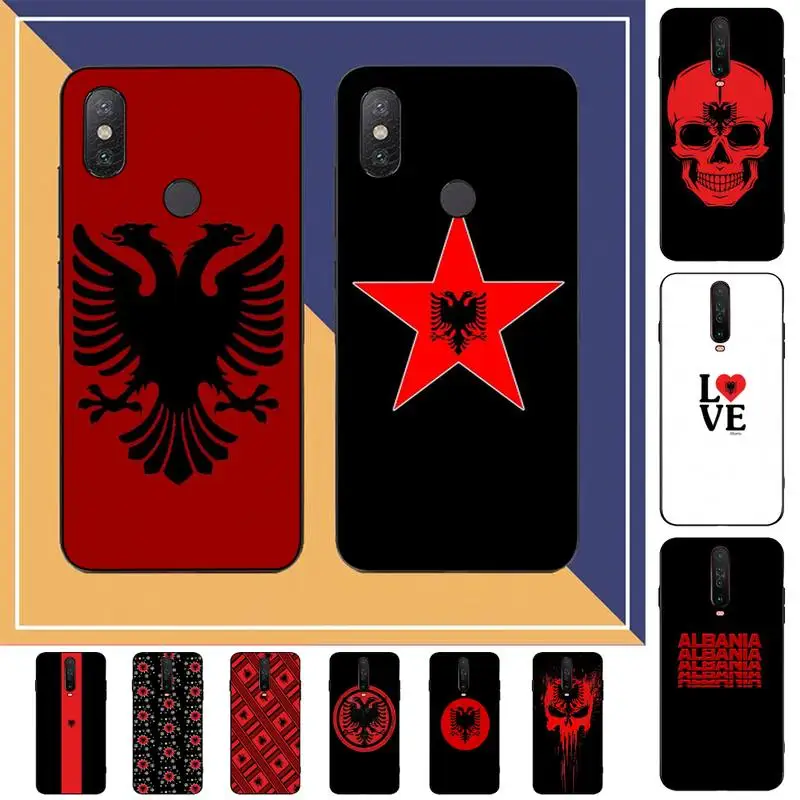 

Albania Flag Phone Case for Redmi Note 8 7 9 4 6 pro max T X 5A 3 10 lite pro