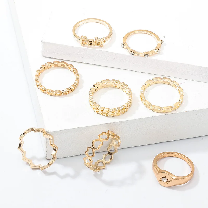 8 шт./компл. для женщин модные ювелирные изделия буквы Baby сердца цветы кристаллами