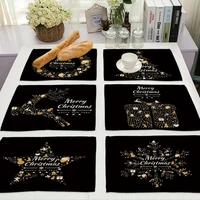 anti fade lightweight heat insulated decorative placemat for household