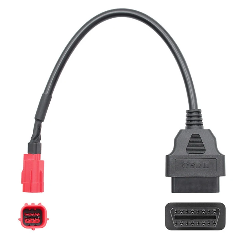 Диагностический адаптер с 6 контактами на OBD2 для Moto Guzzi Piaggio Мотоцикл Vespa