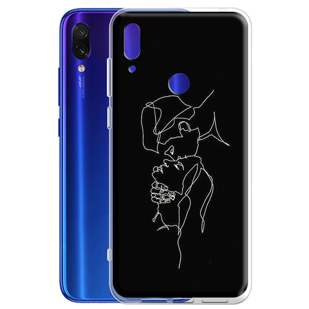 Абстрактный простой силиконовый чехол для Xiaomi Redmi K20 GO S2 8A 7A 7 6A 6 5 5A 4X 4A Pro Plus |