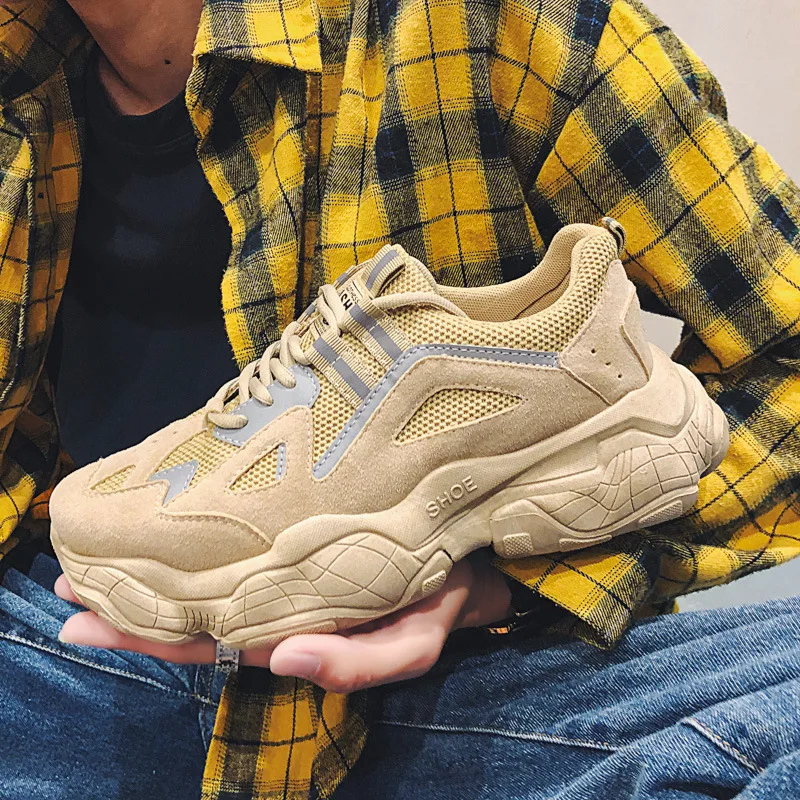 

Men breathable Shoes Air Cushion Casual Breathable Shoes Fashion Couple Lightweight Sneakers Men 2020 New O5-32