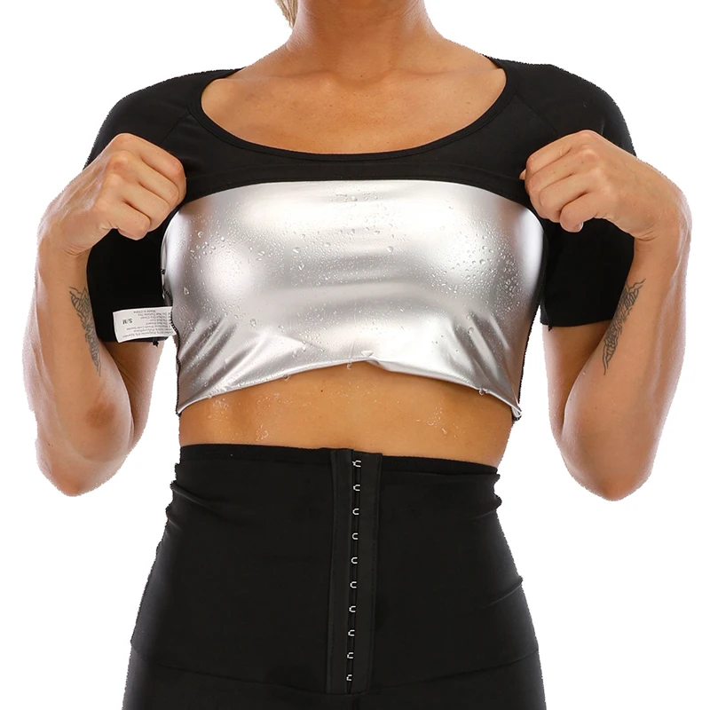 Женский тренировочный корсет CXZD футболка для похудения топ тренировок боди