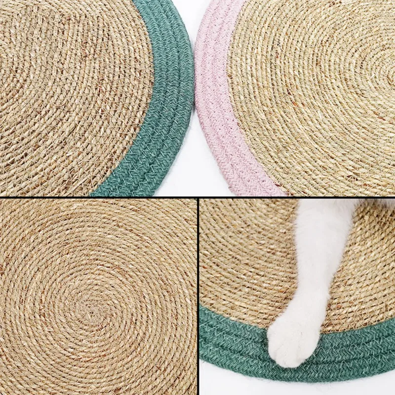 Handmade Natural Cotton Cat Scratch Pad And Abrasion Resistance Bed Mat Accessories | Дом и сад