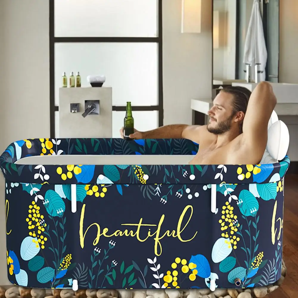 Большая ванна для взрослых и детей 1 2 м складная Массажная Ванна нескользящая