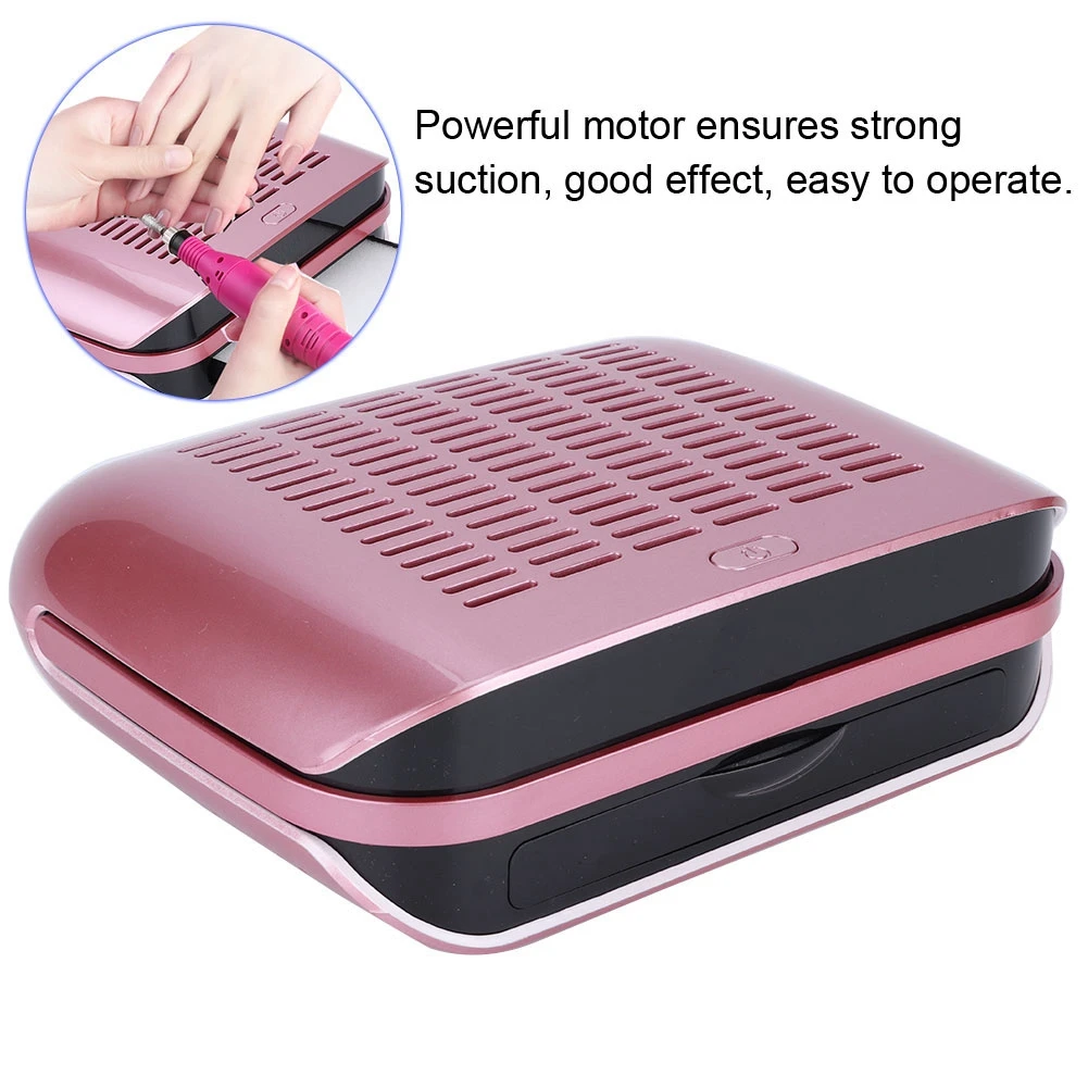 68 Вт ногтей пылесборник вентилятор пылесос машинка для маникюра с фильтром