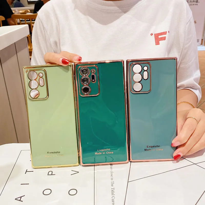 Luxury Silicone Case For Samsung Galaxy Note 20 Ultra phone Case Cover Shockproof Holder Case For Samsung galaxy Note20 ultra