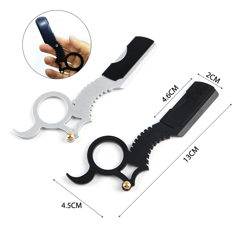 1 шт. Парикмахерская бритва с прямыми краями|Бритва| |