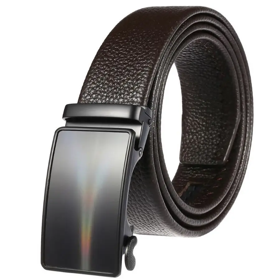 

Ratchet Belts for Men - Genuine Leather Dress Belt - Automatic Buckle New Men's Comfort Genuine Leather Ratchet Dress Belt