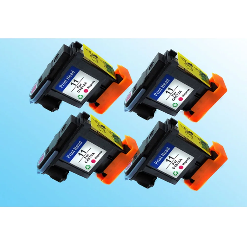 4PCS compatible for hp11 printhead magenta print head Designjet 70 90 100 110 500 500PS 800PS K850 K850DN Printhead11 C4812A | Компьютеры
