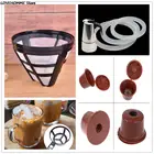 Силиконовое уплотнение для кофеварок, гибкое кольцо Прокладки ШайбыСменный фильтр для кофе, многоразовый инструмент для заварки, кухонное приспособление