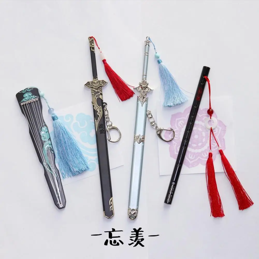 Grandmaster of Demonic Cultivation MDZS Wangji Wunxian Косплей модель оружия меч Цинь кулон bjd брелок с