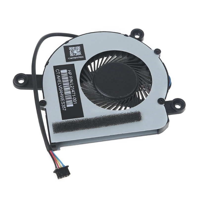 

H7JF Replacement Laptop CPU Cooling Fan for Laptop EliteDesk 800 G3 405 G4 Metal Durable Air Cooler 4PIN L21471-001 65W
