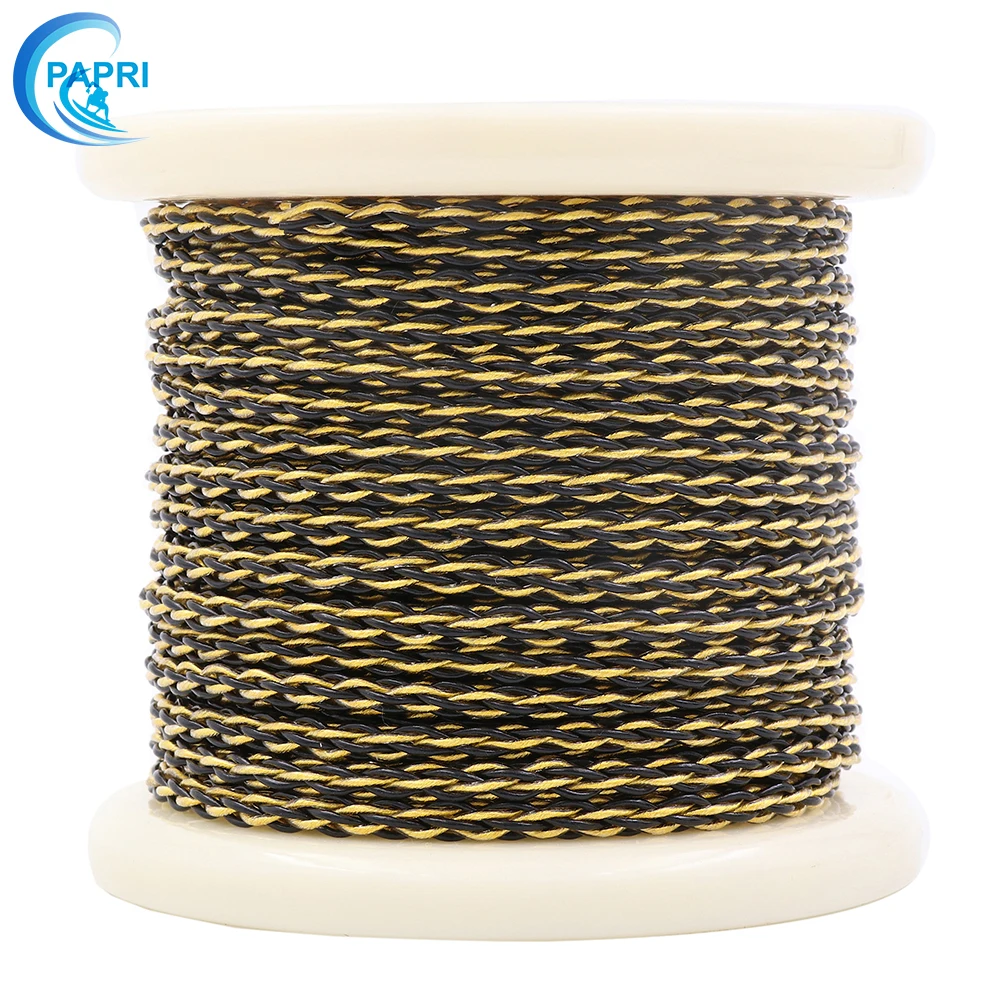 

PAPRI 3.28 футов/1 м 8-жильный ПВХ OCC медный посеребренный + Позолоченный обновленный стандарт, DIY кабели для наушников, провод