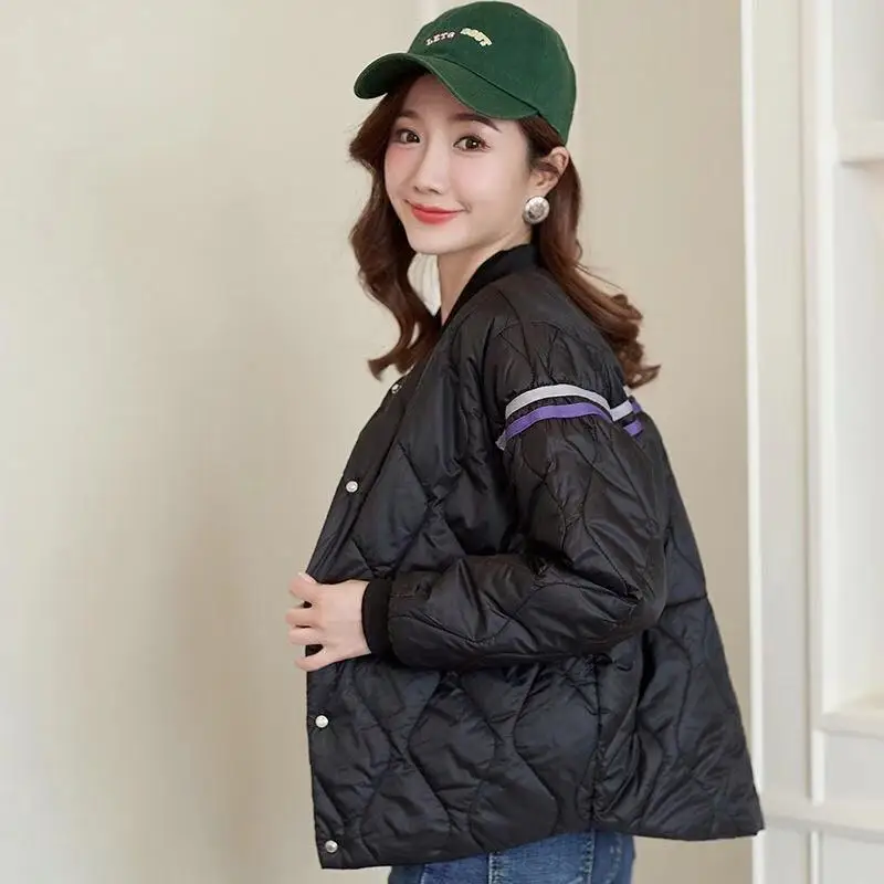 

[seasonal promotion] short baseball cotton padded jacket lightweight spring and autumn jacket 2020 new small cotton padded