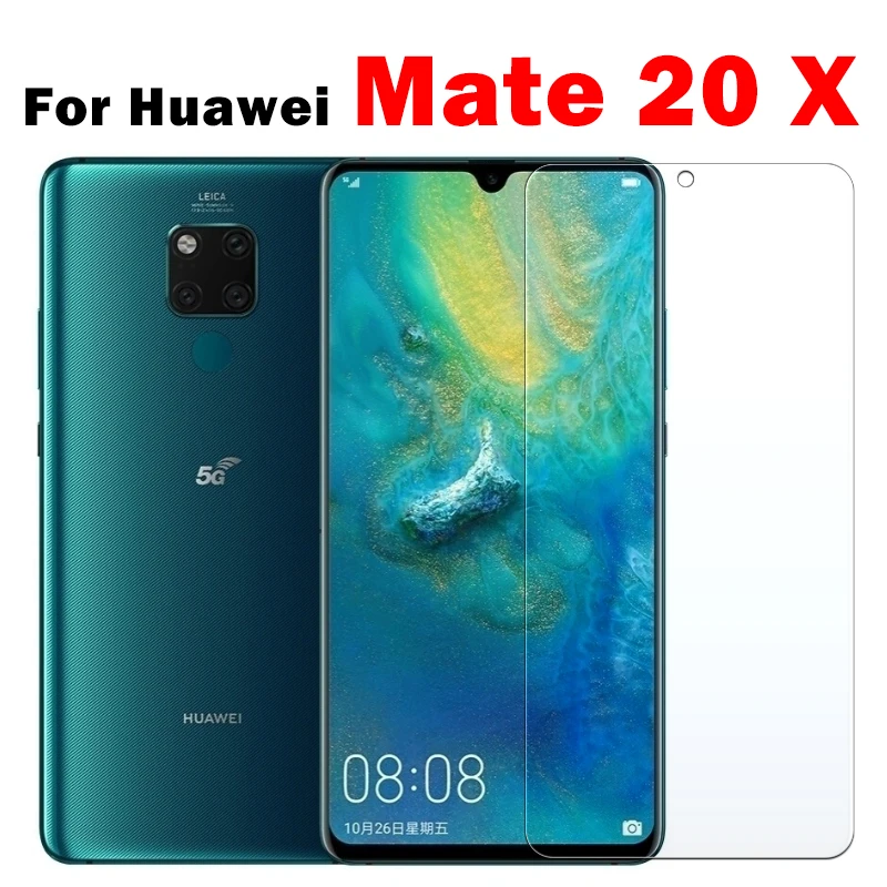 Защитное стекло для huawei mate 20 x экрана huavei 20x mate20 x20 прозрачная пленка коврик 7