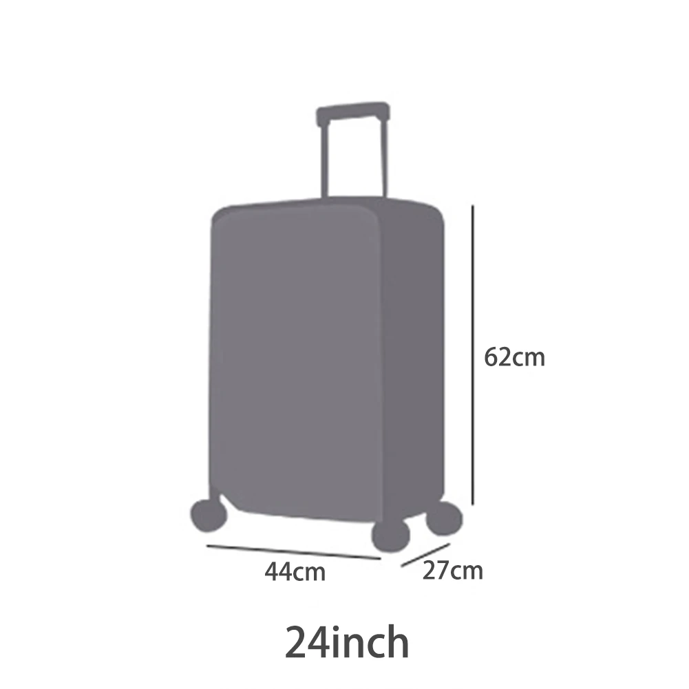 

Hot 20/22/24/26/28 Transparent Luggage Cover Waterproof Suitcase Cover Travel PVC Thickening Dustproof Protective Cover