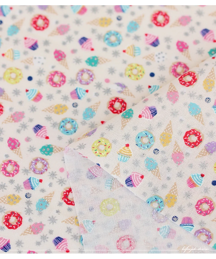 Хлопковая ткань для шитья Лоскутная Ткань с принтом тильды хлопковая вышивания