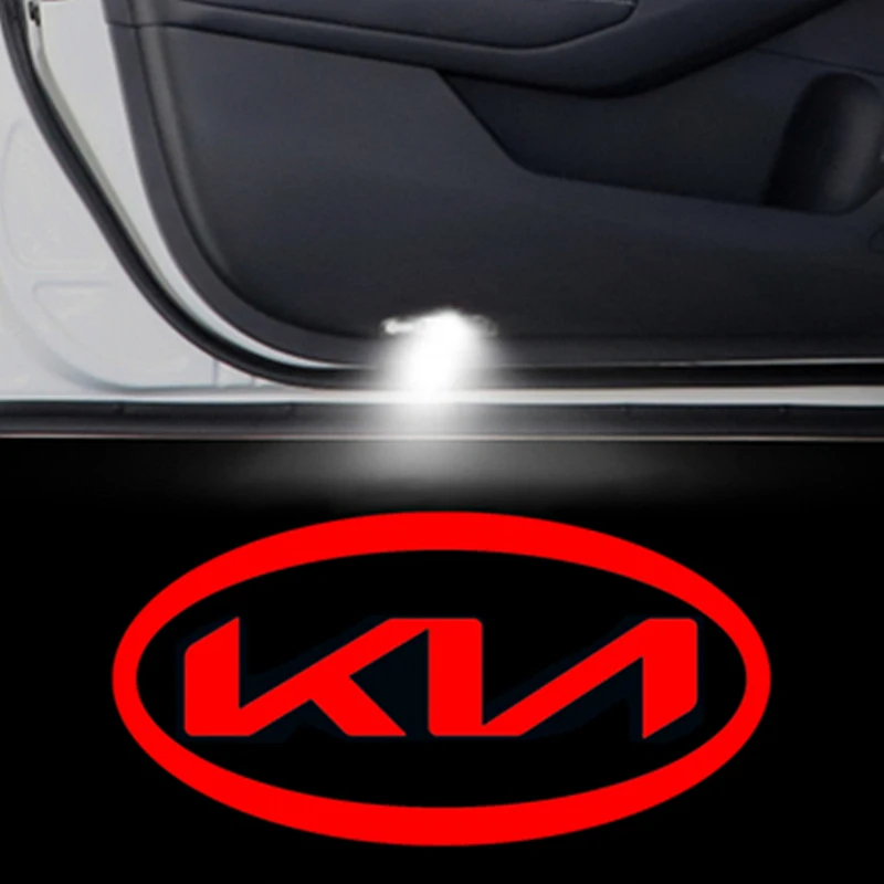 

2PCS Wireless Car Door LED Light For KIA Forte Stinger Sportage Optima K5 K3 K2 K7 K9 KX5 KX3 KX1 Welcome Lamp Signal Lights