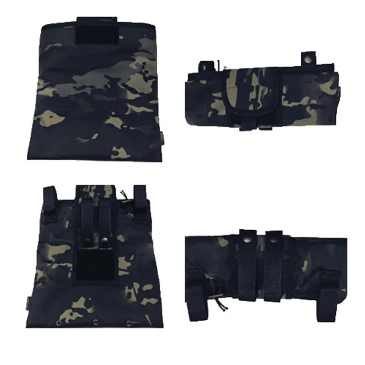 TC-0008 Outdoor Tactical Vest Folding Storage Bag Tactical Camouflage Bag