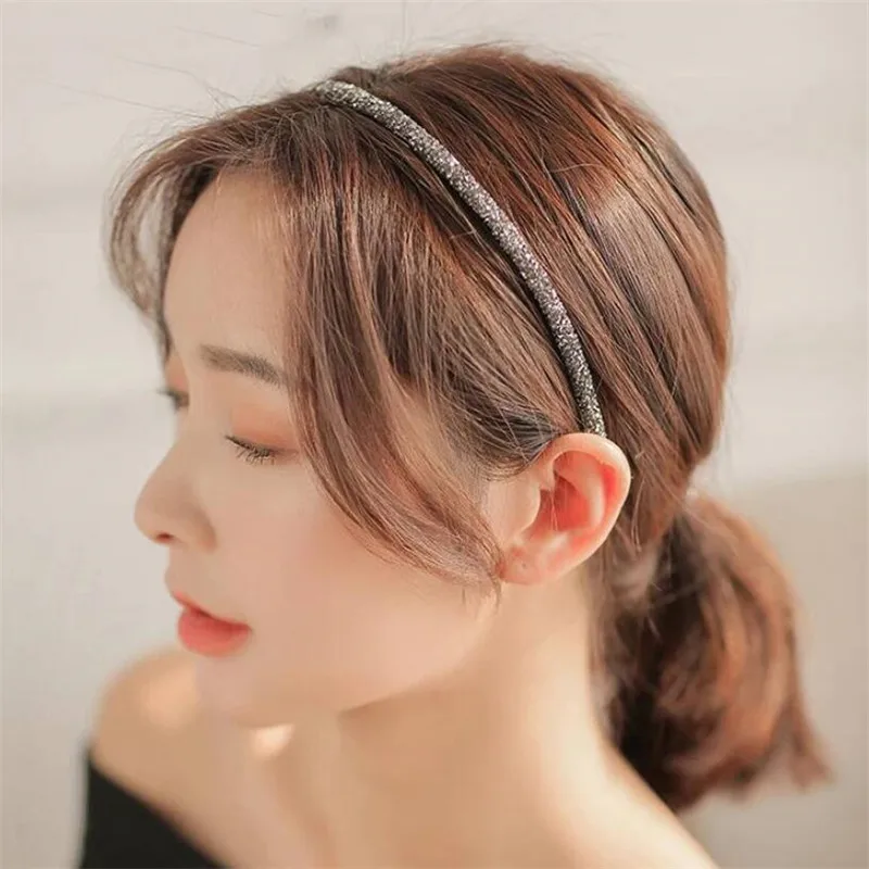 Модная Корейская блеск кристально прозрачный мягкий лента для волос женщин