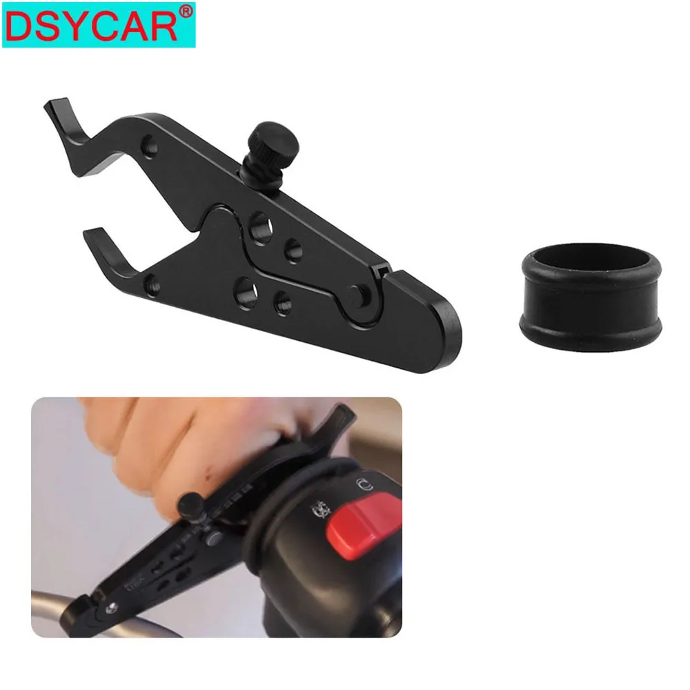

DSYCAR 1 комплект Универсальный мотоциклетный круиз-контроль алюминий черный дроссельной заслонки вспомогательный ручной захват замок с сили...