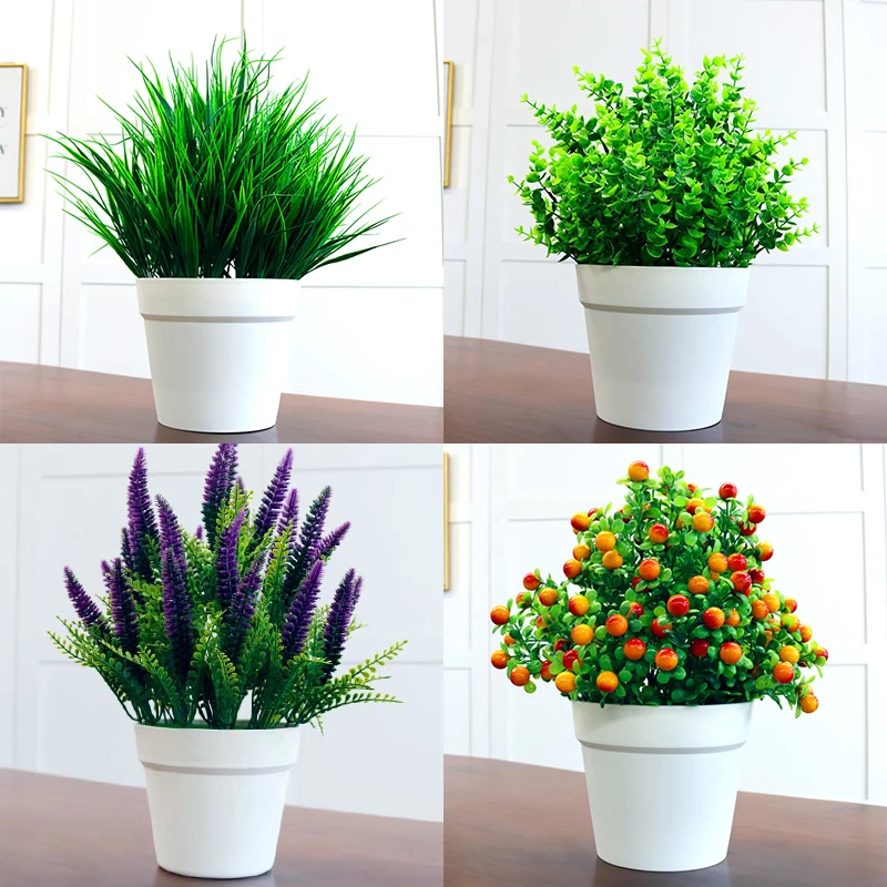 Имитация растения искусственные цветы пластиковые и костюм украшение для дома