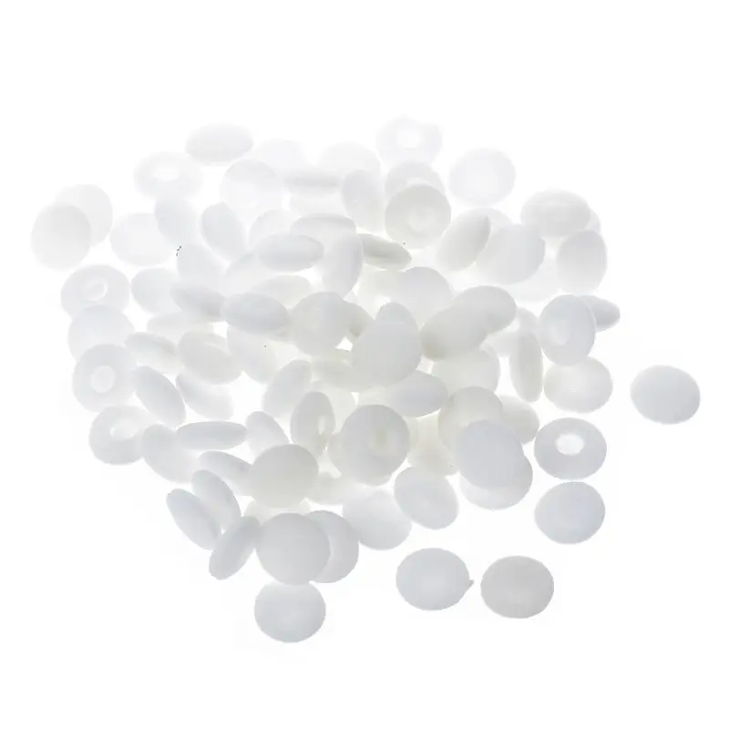 

100 Pcs White Soft Sponge Earphone Headphone Ear Pad Cover Replacement